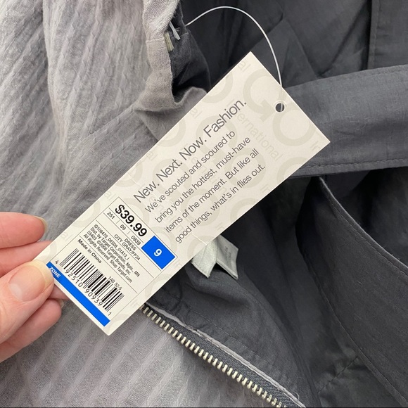 NWT Mossimo Strappy Gray Dress - Picture 7 of 8